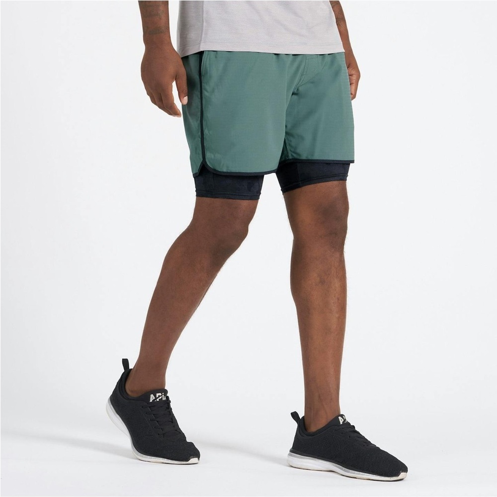 Vuori Stockton Men's Athletic Shorts Camo - Picture 4 of 7
